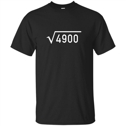 Funny Birthday T-shirt 70th Birthday T-shirt Black