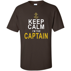 Boat Captain T-Shirt Keep Calm Im The Captain