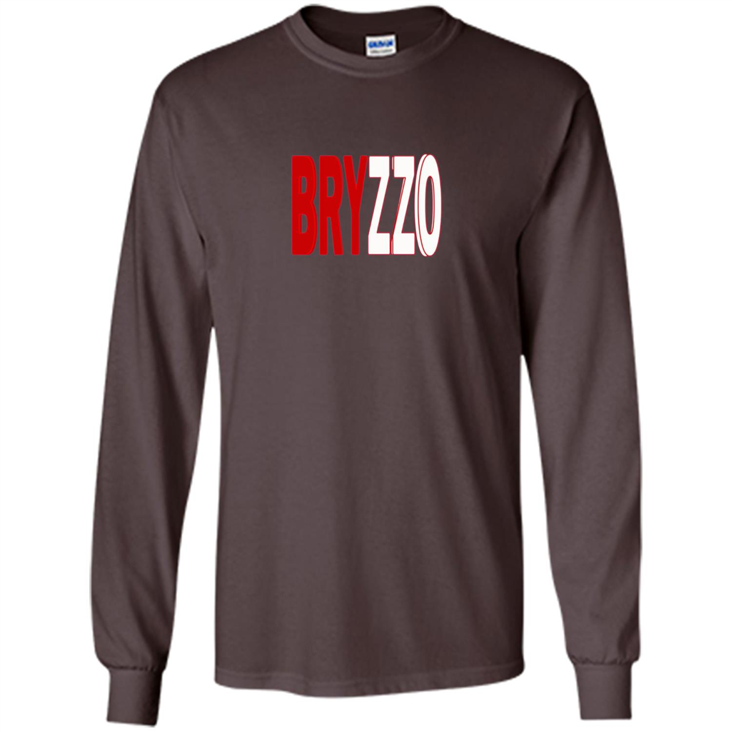 Bryzzo Bryant and Rizzo Funny Baseball T-shirt Dark Chocolate