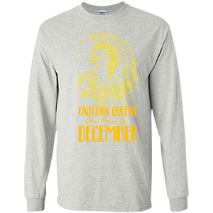 December Unicorn T-shirt Unicorn Queens Are Born In December
