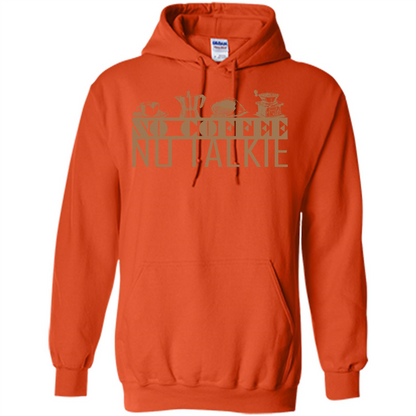 No Coffee No Talkie T-shirt Orange