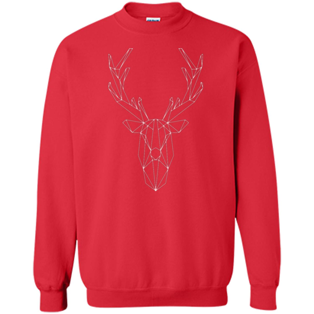 Wild Animals T-shirt Deer T-shirt Red