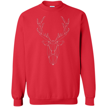 Wild Animals T-shirt Deer T-shirt Red