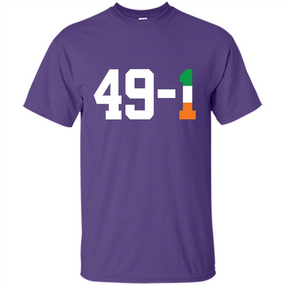 Funny Ireland Boxing T-shirt 49-1 T-shirt Purple