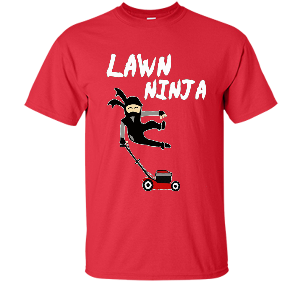 Lawn Ninja T-Shirt shirt Red