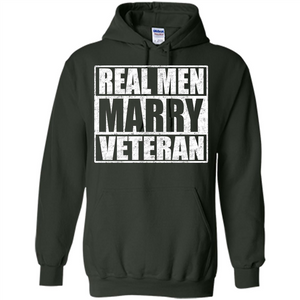 Real Men Marry Veteran T-shirt Veteran's Husband