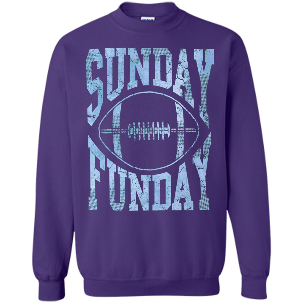 Football T-shirt Sunday Funday Football SeasonT-Shirt Orange