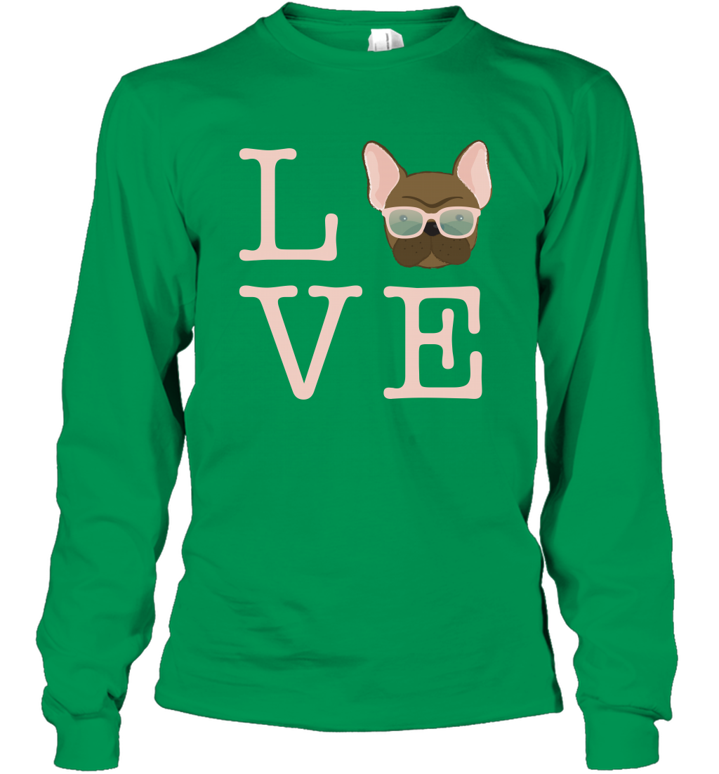 Love Dog Shirt Long Sleeve T-Shirt Long Sleeve T-Shirt Irish Green