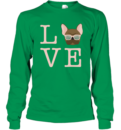 Love Dog Shirt Long Sleeve T-Shirt Long Sleeve T-Shirt Irish Green