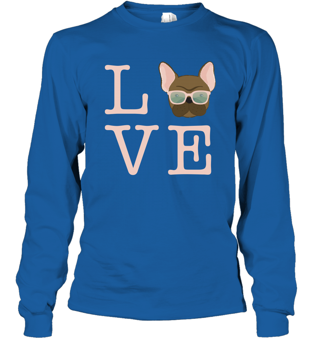 Love Dog Shirt Long Sleeve T-Shirt Long Sleeve T-Shirt Royal