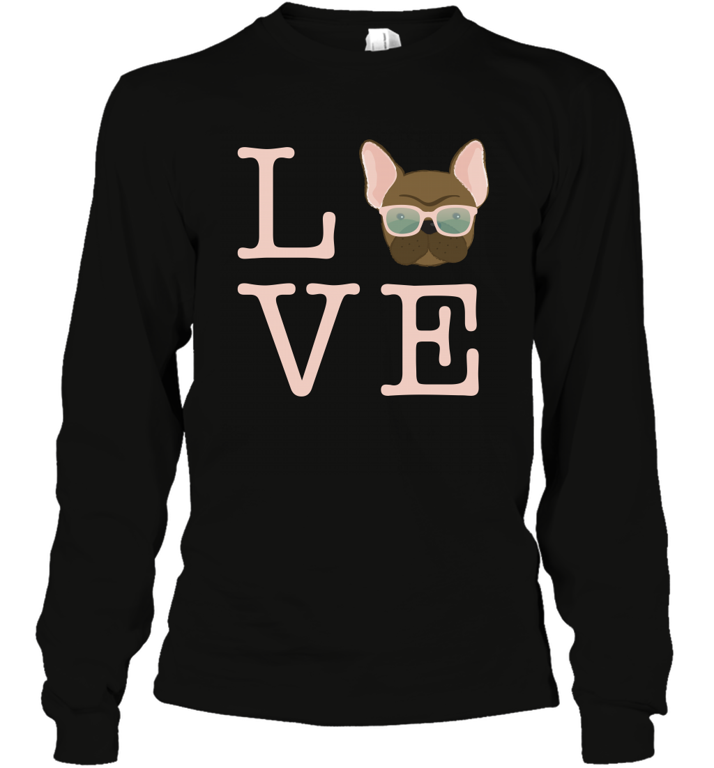Love Dog Shirt Long Sleeve T-Shirt Long Sleeve T-Shirt Black