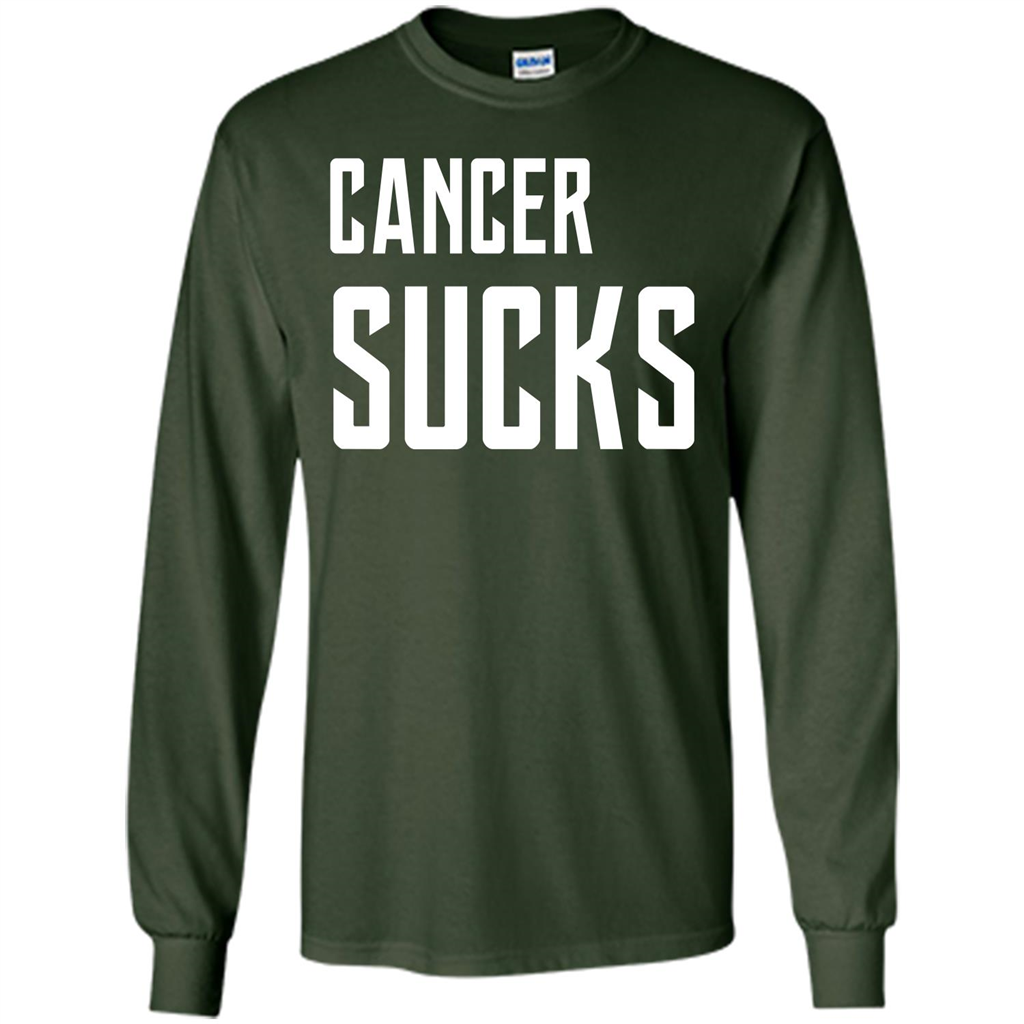 Cancer Sucks T-shirt Forest Green