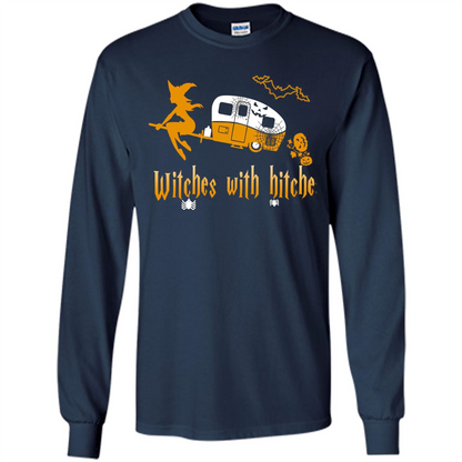 Halloween T-shirt Witches With Hitches T-shirt Navy
