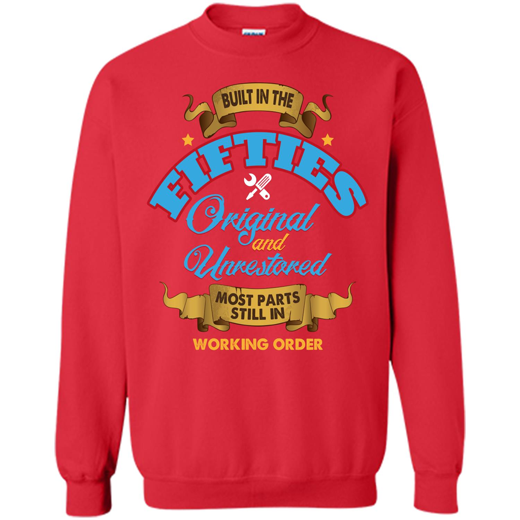 Built in 50s Original and Unrestored Most Parts Still In Working Order T-shirt Red