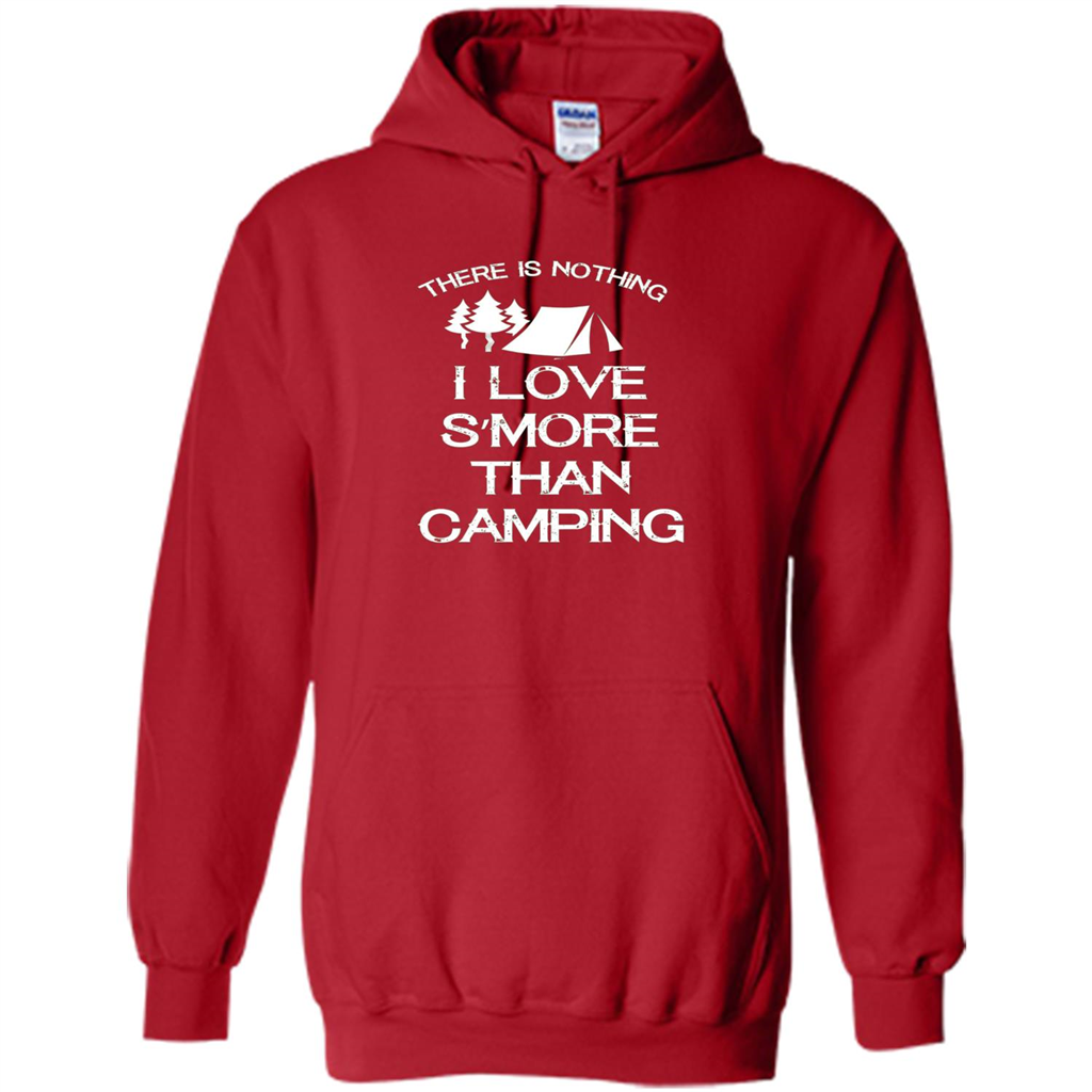 There is Nothing I Love S'more Than Camping T-shirt Red