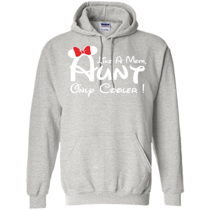 Aunt T-shirt Aunt Like A Mom Only Cooler T-shirt Ash