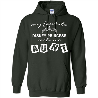 Disney Aunt T-shirt My Favorite Disney Princess Calls Me Aunt Forest Green