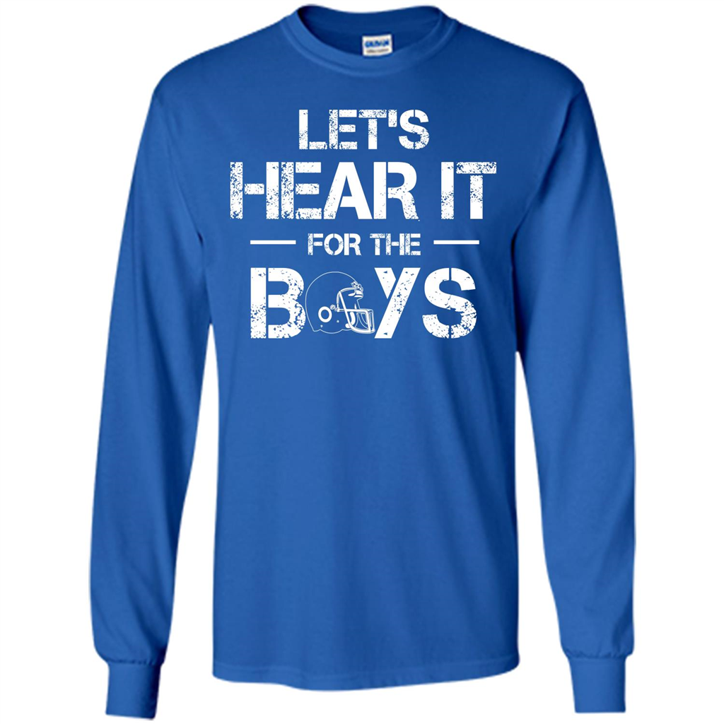 Football T-shirt Let's Hear It For The Boys Royal