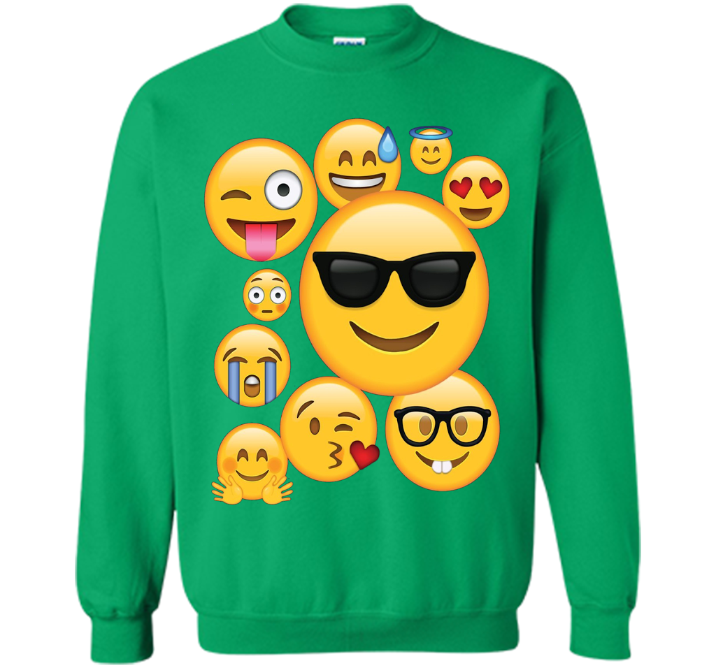 Emoji Pack ComboT-shirt Emoticon Smily Face Tshirt. shirt Irish Green