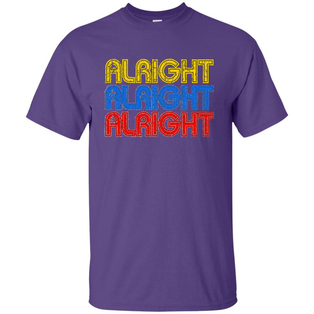 Alright Alright Alright T-shirt Purple