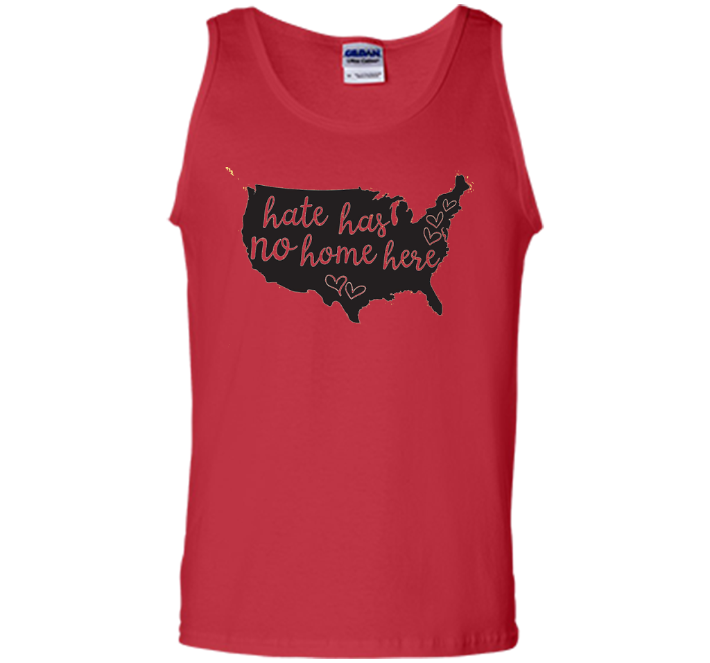Hate Has No Home Here USA Equality Diversity T-shirt cool shirt Red