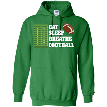 Eat Sleep Breathe Football T-shirt Irish Green