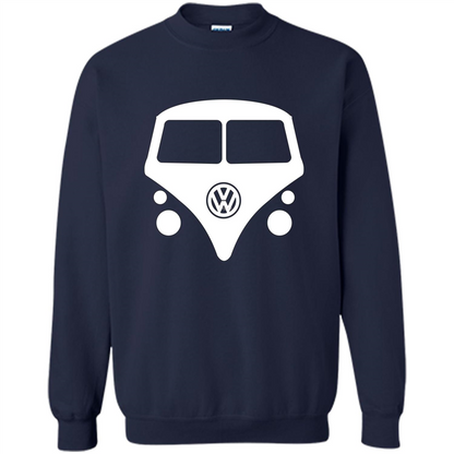 Car Lover T-shirt Split Window Kombi T-shirt Navy