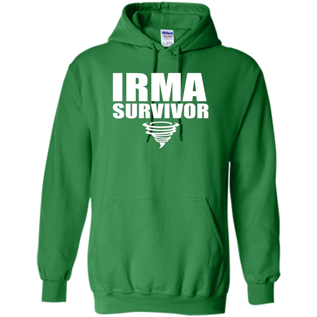 Hurricane Irma Survivor T-shirt Irish Green