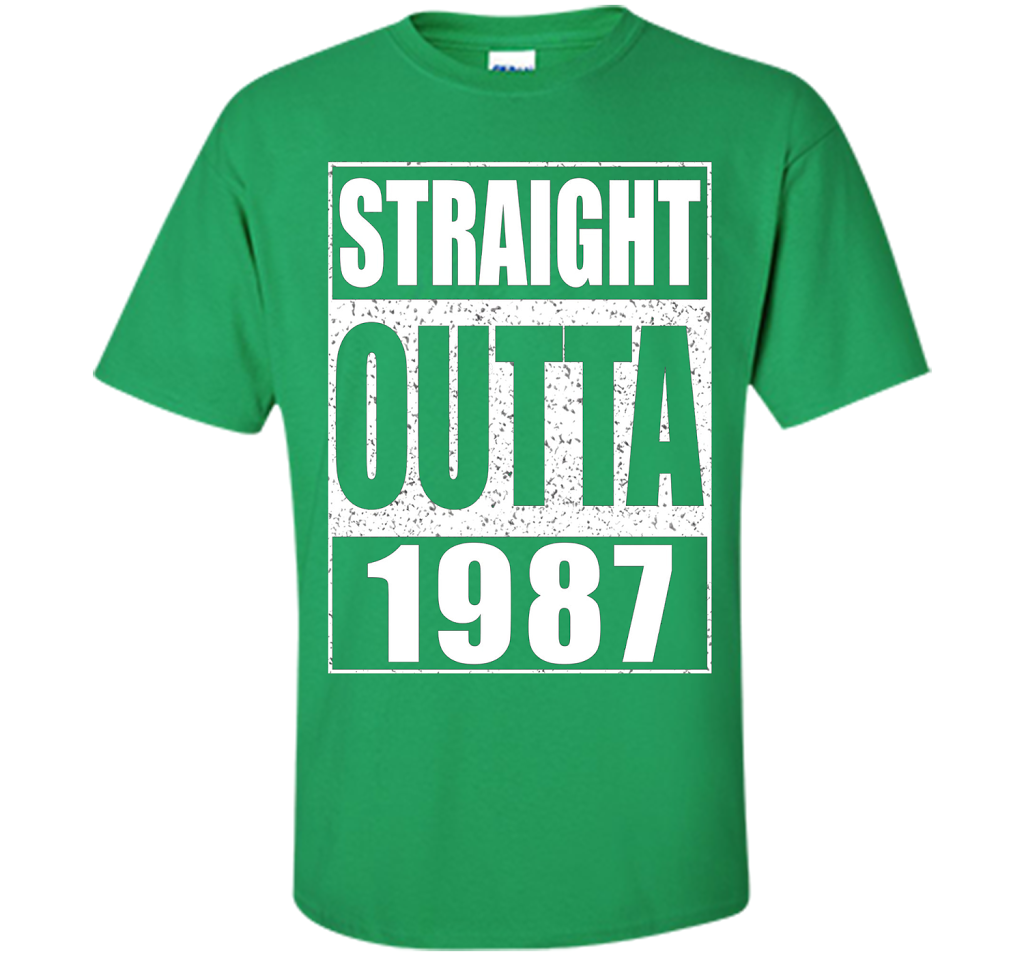 Straight Outta 1987 T-shirt Irish Green