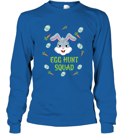 Egg Hunt Squad Happy Easter Day Shirt Long Sleeve T-Shirt Royal