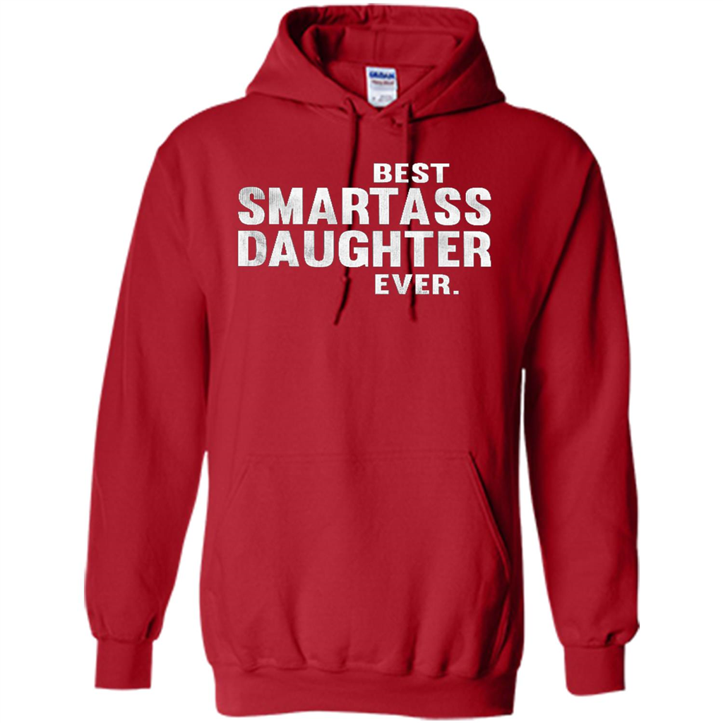 Funny Best Smartass Daughter Ever. T-shirts Red