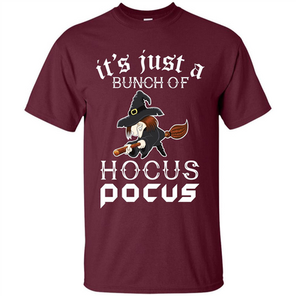 Movie T-shirt It’s Just A Bunch Of Hocus Pocus Maroon