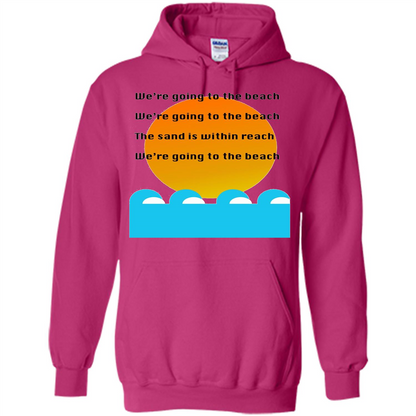 Summer T-shirt We're Going To The Beach T-shirt Heliconia