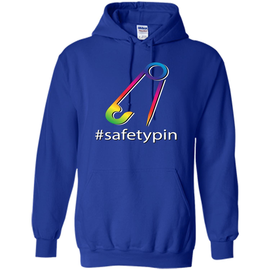 Safety Pin Campaign Against Violence T-Shirt Royal