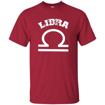 Libra T-shirt Libra Symbol Zodiac October Birthday T-shirt Cardinal
