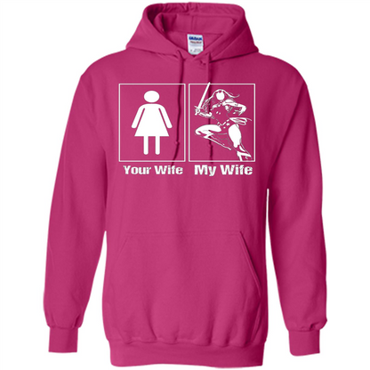 My Wife Is Super Woman T-shirt Mens Your Wife My Wife Heliconia