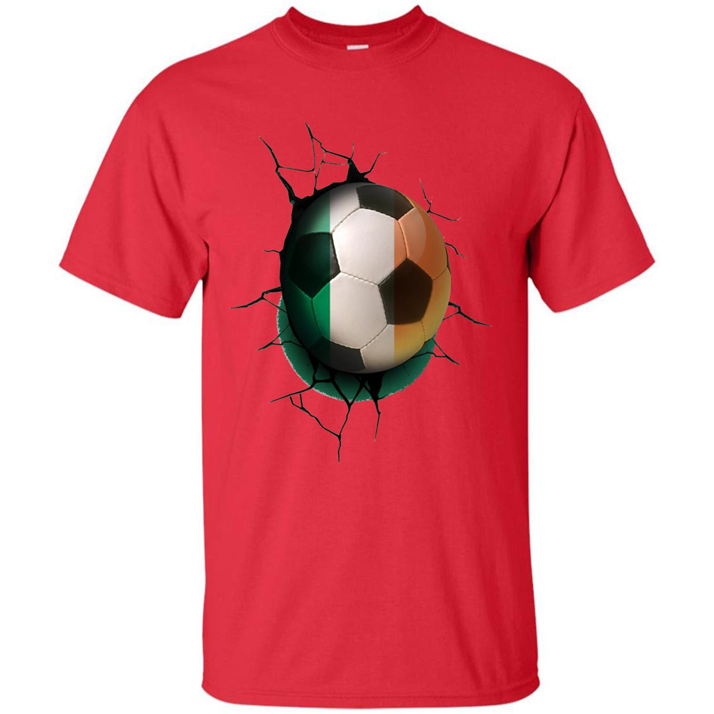 Ireland Football Soccer T-shirt Red