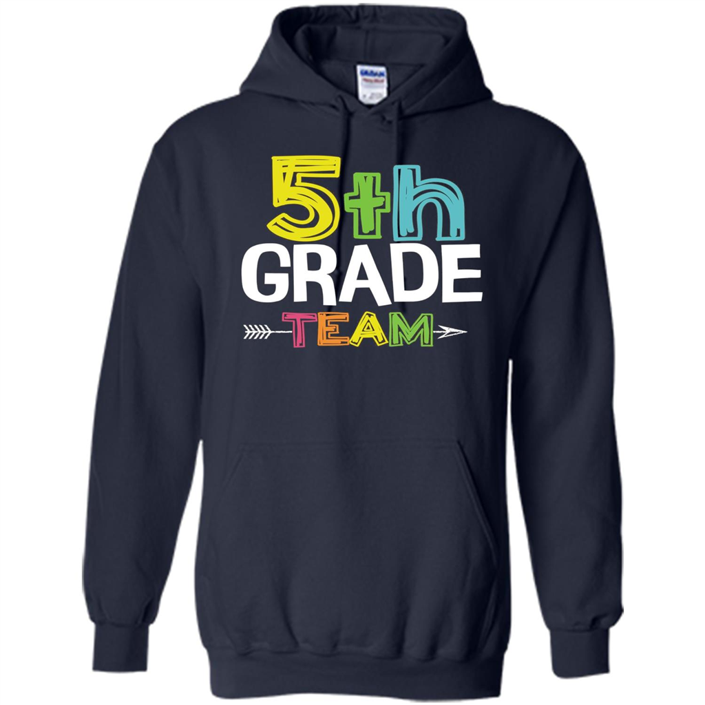 Back To School T-shirt Team Fifth Grade Teacher Navy