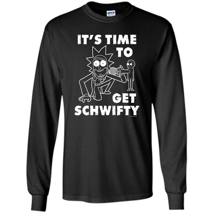 TV Series T-shirt It's Time To Get Schwifty T-shirt Black