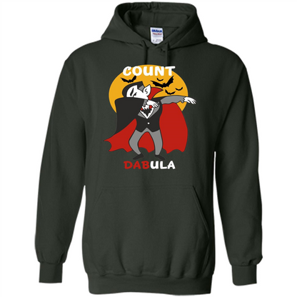 Count Dabula Dabbing Halloween T-shirt Forest Green