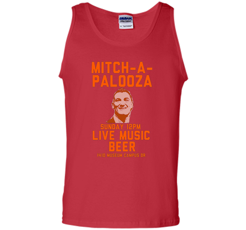 Mitch A Palooza Blue And Orange Party T-shirt Red