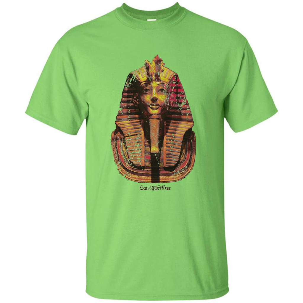 Distressed Pharoah T-shirt Lime