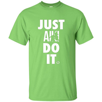 Just Aikido Do It T-shirt Lime