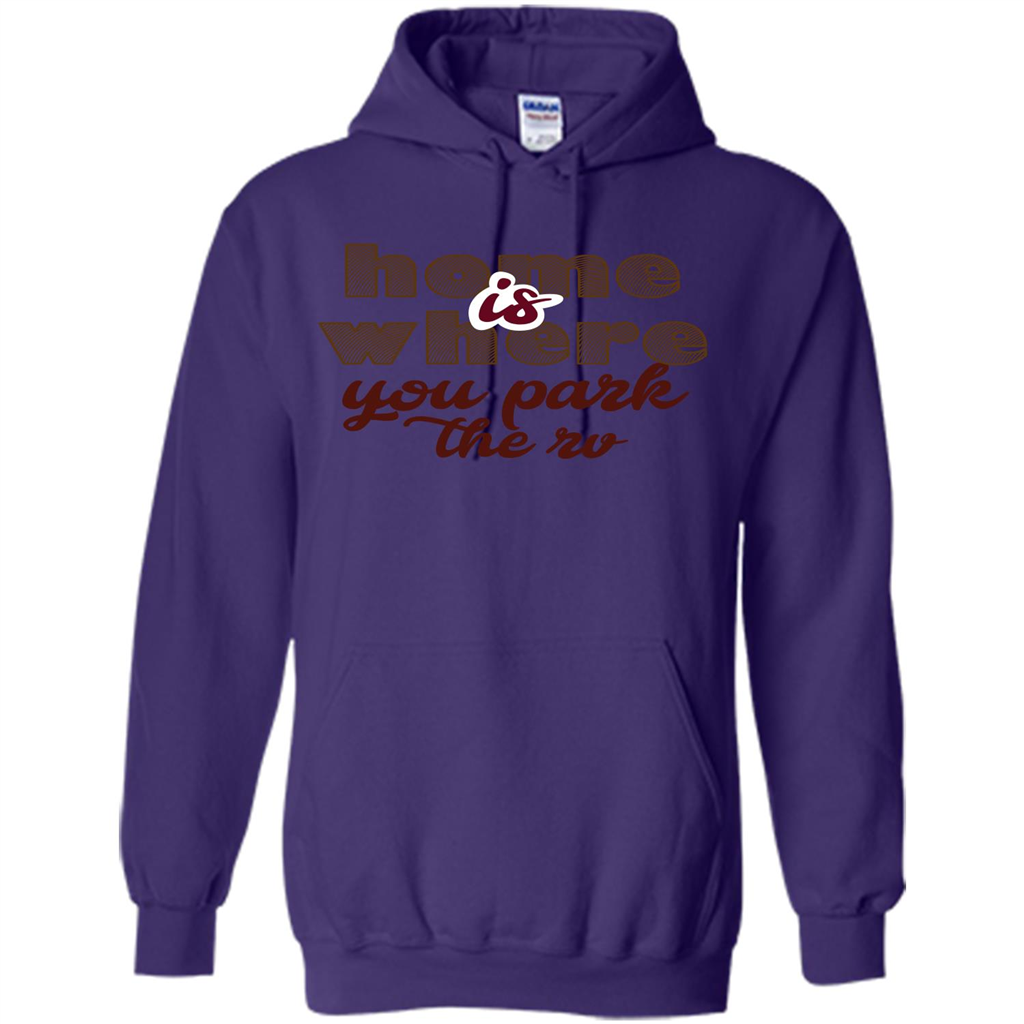 Home Is Where You Park The Rv T-shirt Purple