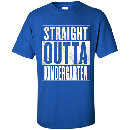 Straight Outta Kindergarten T-shirt Royal