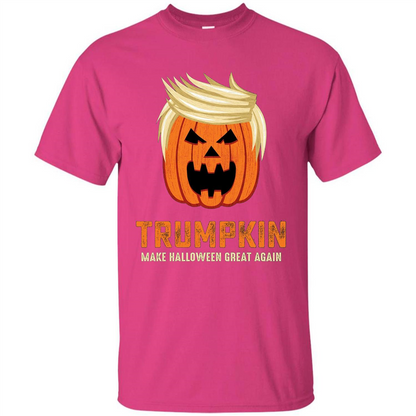 Halloween Trumpkin Funny T-Shirt Make Halloween Great Again Heliconia