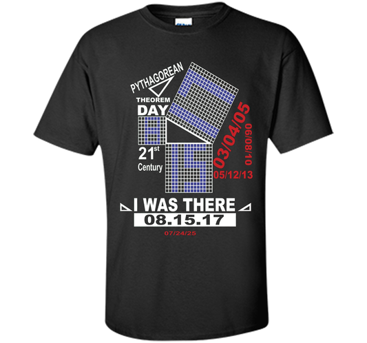 Pythagorean Theorem day T-shirt Royal