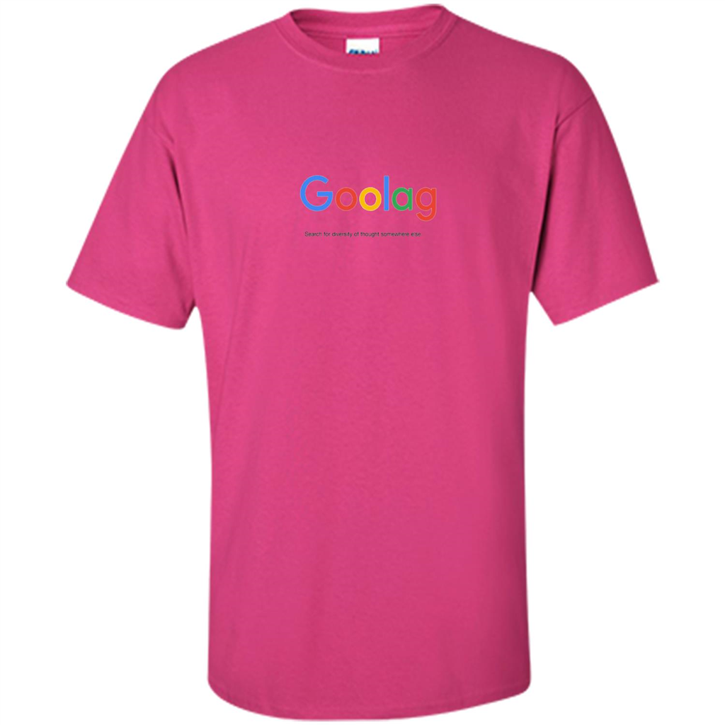 Goolag Search Somewhere Else T-shirt Heliconia