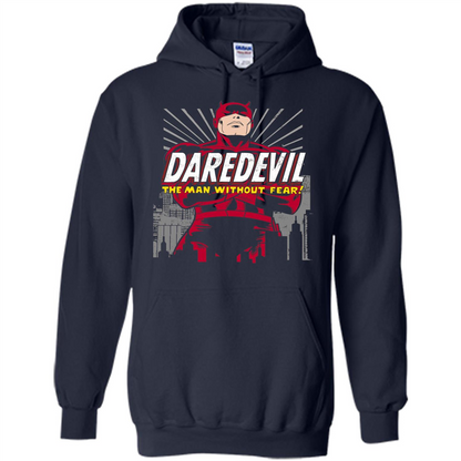 Movies T-shirt Marvel Daredevil The Man Without Fear Navy