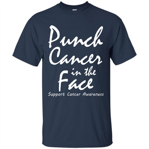 Support Cancer Awareness In The Face T-shirt